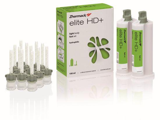 Elite HD+ 2x50 ml Light Body fast og 12 grå spidser