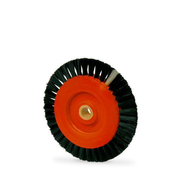 Pudsehjul med 2 rækker sorte børster til Cr-Co 12 stk*