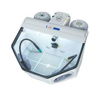 Basic master sandblæser 2 kamre 25-70µ/70-250µ 230V*