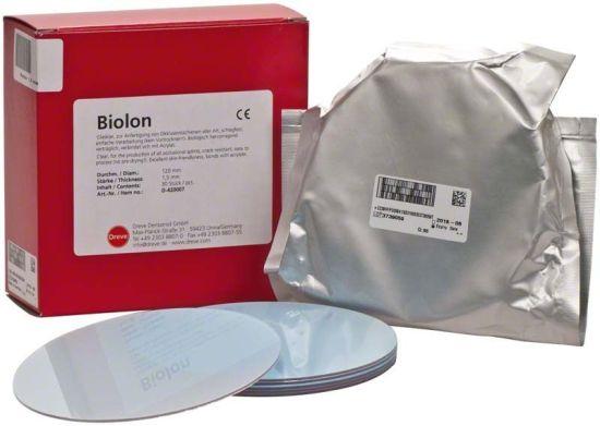 Biolon klar hård plade til bideskinne mv 120 x1.0 mm 50 stk*