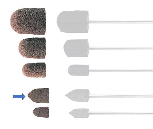 Corrund slibekapper Str. 2 Ø8.5 mm. spids 150my 5 stk*