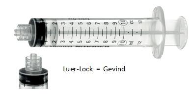 Omnifix luer-lock sprøjte 100 stk 10 ml