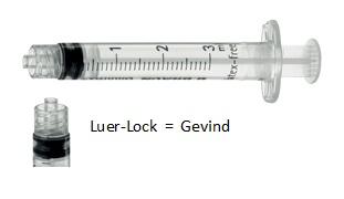 Omnifix luer-lock sprøjte 100 stk 3 ml