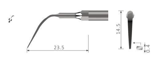 Xpedent spids P uden torque nøgle (EMS)