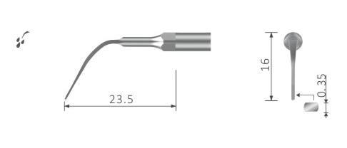 Xpedent spids PS uden torque nøgle (EMS)