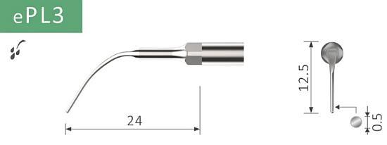 Xpedent spids PL3 uden torque nøgle (EMS)
