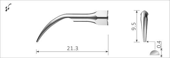 Xpedent spids G1 uden torque nøgle (EMS)*