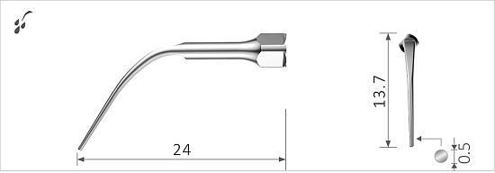Xpedent spids P3 uden torque nøgle (EMS)*