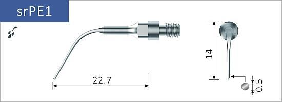Xpedent spids srPE1 uden torque nøgle (Sirona)