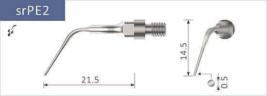 Xpedent spids srPE2 uden torque nøgle (Sirona)