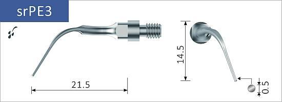 Xpedent spids srPE3 uden torque nøgle (Sirona)