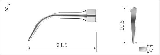 Xpedent spids GS4 uden torque nøgle (Sirona)*