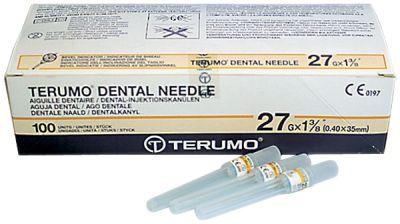 Tubule kanyle 27G grå gevind 0.4 x 35 mm 100 stk