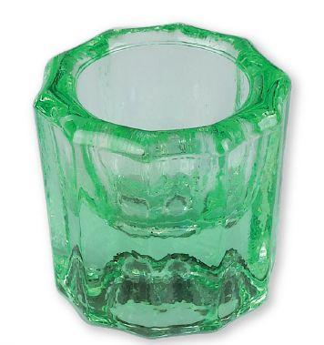 Dappenbæger i glas grøn