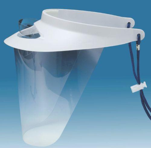 Ansigtsvisir letvægts Hvid skærm  1 sæt*