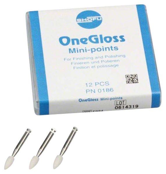 OneGloss monteret Minispids 12stk hvid