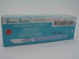 Skalpel nr. 10 steril buet stor 10 stk*