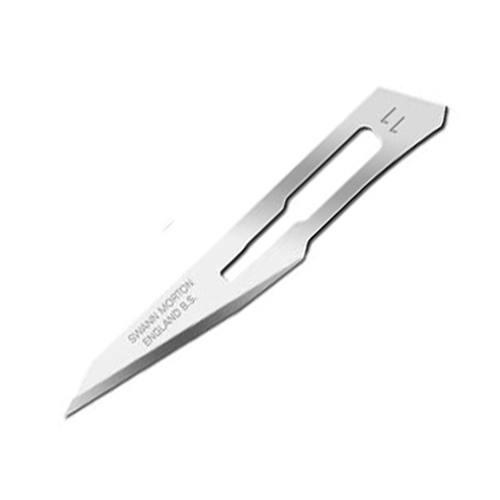 Skalpelblad nr. 11 steril lige 100 stk