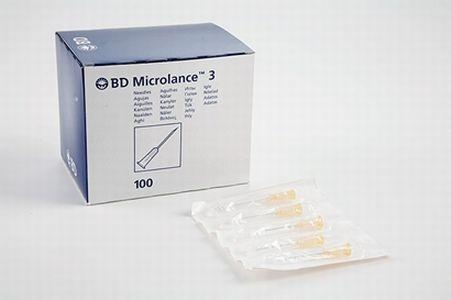 Microlance kanyle 25Gx1 0.5x25 orange 100 stk*