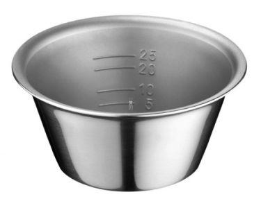 Medicin bæger rustfrit stål 25cc