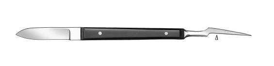 Gipskniv Ermert 13 cm. 1468*