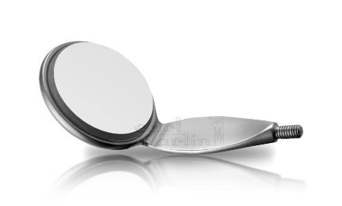 Mundspejl Twin-Side nr. 4 rhodium-effekt 6 stk*