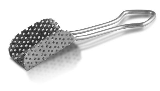 KDJ Aftryksske B kort 3.0 cm. rustfrit stål