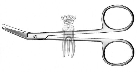 Sutursaks Spencer vinklet 11.5cm m/krog