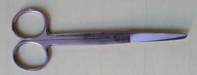 Kirurgisk saks 14.5 cm rund/spids*