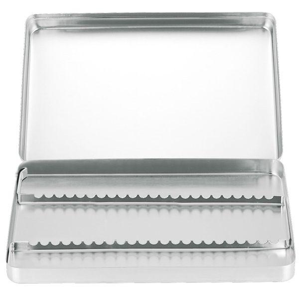 Komplet kassette rustfri stål 18x28 cm m/indlæg t/23 inst*