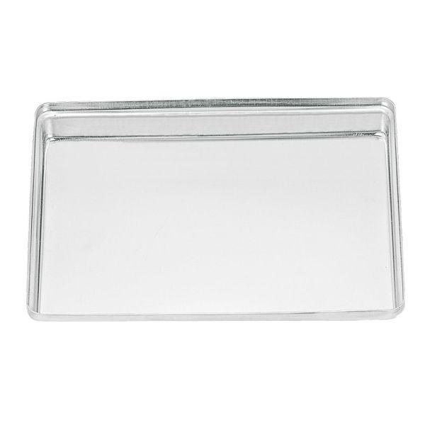 Mini kassette låg rustfri stål glat 18x14 cm grå*