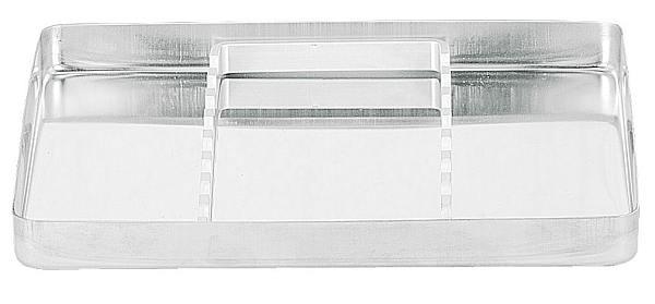 Mini kassette bund rustfri stål 18x14 cm*