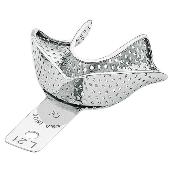 Aftryksske i rustfrit stål perforeret 2809-L21 medium*