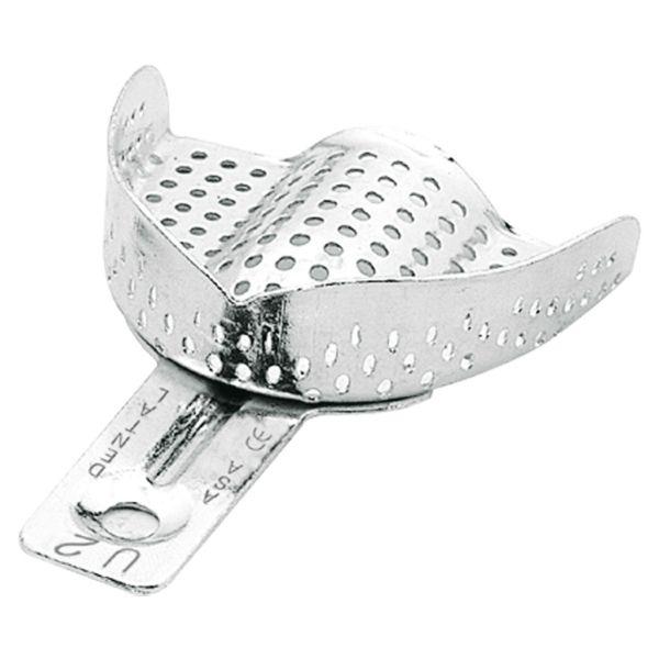 Aftryksske i aluminium perforeret u/kant XS, U2*