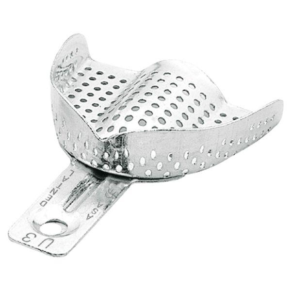 Aftryksske i aluminium perforeret u/kant S, U3