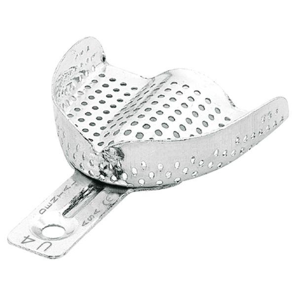 Aftryksske i aluminium perforeret u/kant M, U4*