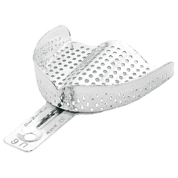 Aftryksske i aluminium perforeret u/kant XL, U6*