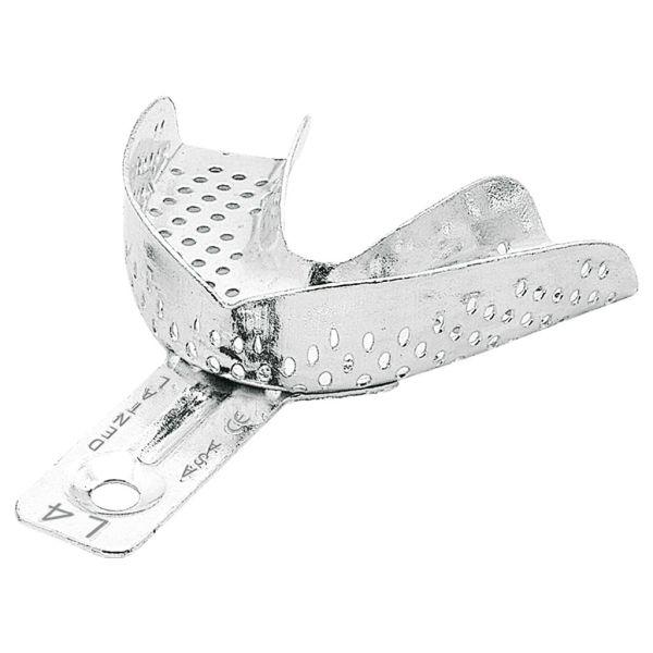 Aftryksske i aluminium perforeret u/kant M, L4*