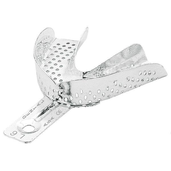 Aftryksske i aluminium perforeret u/kant XL, L6*