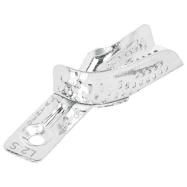 Aftryksske i aluminium partiel perforeret u/kant XS, L2S*