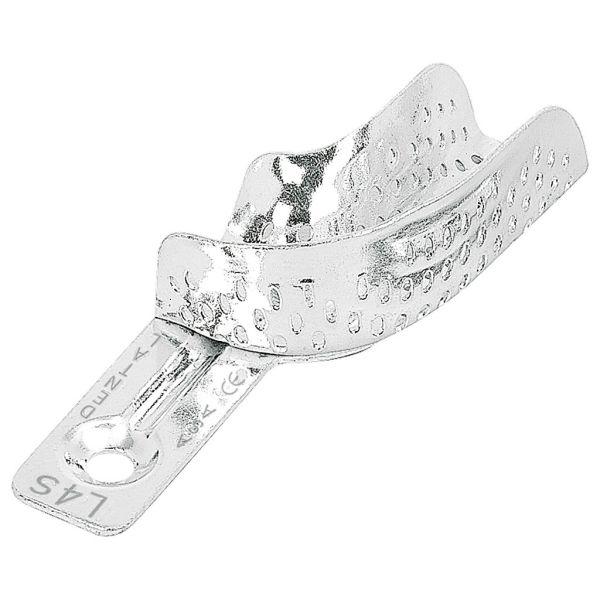 Aftryksske i aluminium partiel perforeret u/kant M, L4S*