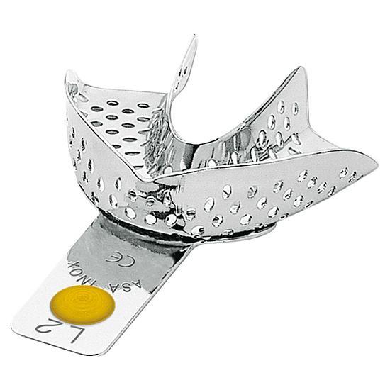 Aftryksske i rustfrit stål perforeret u/rim 2801-L2 x-small*