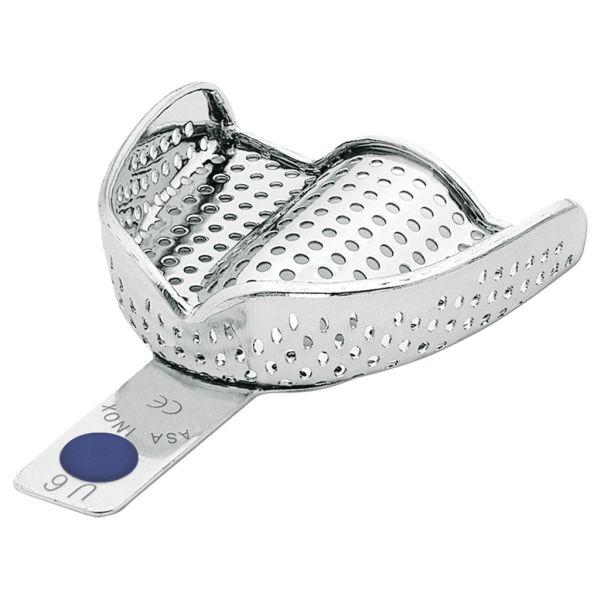 Aftryksske i rustfrit stål perforeret lilla/XL U6