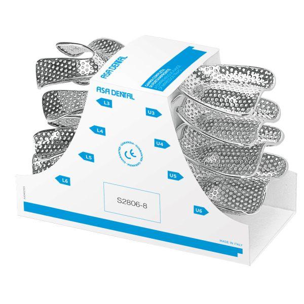 Aftryksskeer ubetandede 8 stk S2806-8