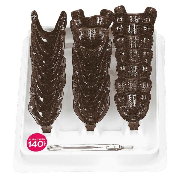 Aftryksskeer Polycarbonate sæt m/ 24 stk*