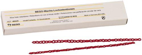 Retentionsvoks 15 stk med skæve runde huller*