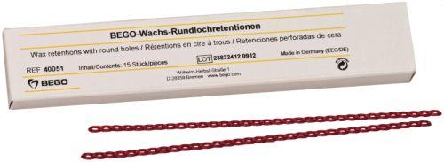 Retentionsvoks 15 stk med rund hul*