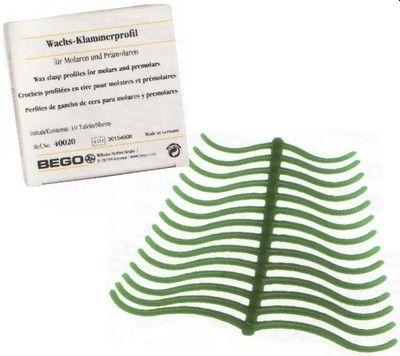 Voksskabelon 10 ark klammer til molar og premolar*