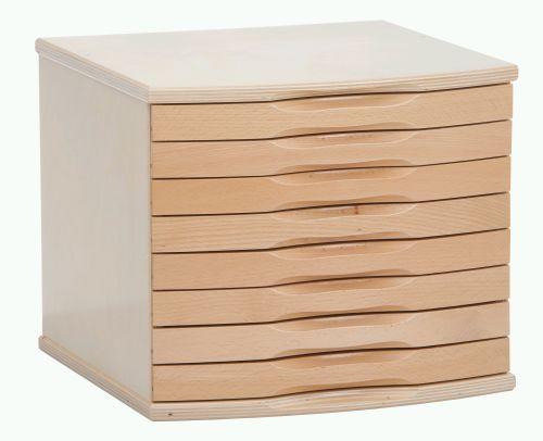 Quint tandskab med 8 skuffer