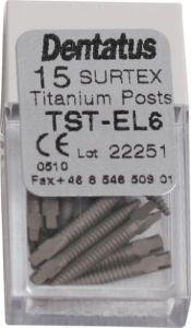 Titaniumstifter EL-6 15 stk*